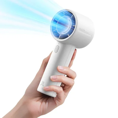 2x JISULIFE Portable Handheld Fan 4000mAh Rechargeable