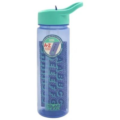Personalised Teal Sipper Water Bottle 600ml