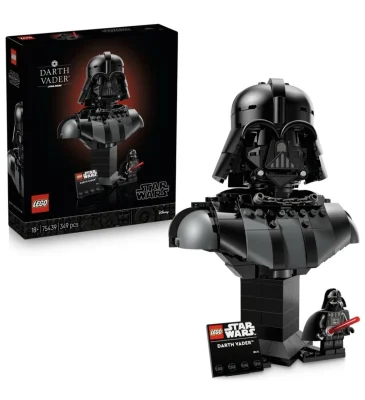 LEGO Star Wars 75439 Darth Vader Bust Set for Adults (349 Pieces)
