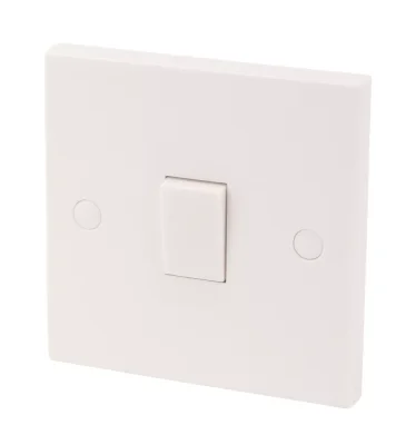 Essentials 20A 1-Gang DP Control Switch, White