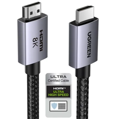 UGREEN HDMI 2.1 Cable Certified 10K 8K 4K@240/144/120Hz eARC Dolby Atmos 1m
