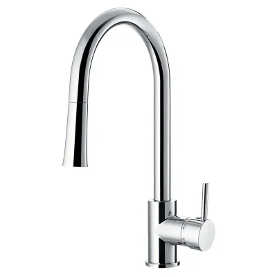 Deva Pendle Kitchen Pull Out Sink Mixer Tap, Chrome (PEN104)