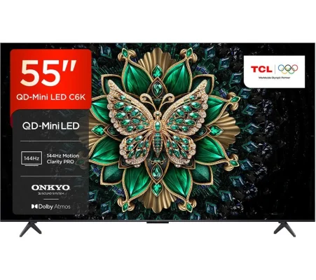 TCL C6K 55" QD-Mini LED 4K HDR Smart Google TV (55C6K)