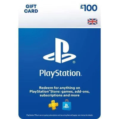 PlayStation PSN Digital Gift Card £70/£100/£120/£150/£200 Denominations