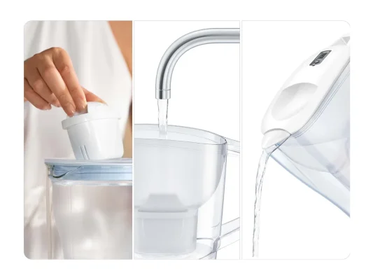 BRITA Aluna Water Filter Jug 2.4L with 1 MAXTRA PRO Pure Performance Filter Cartridge