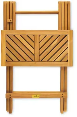 BELAVI Wooden Picnic Table Foldable with Carrying Handle
