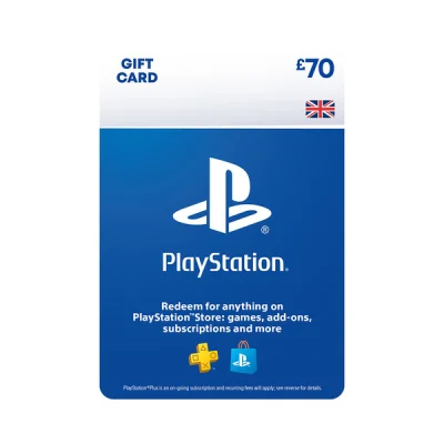 PlayStation Store Gift Card £70 (PSN UK) for PS5/PS4 Digital Code