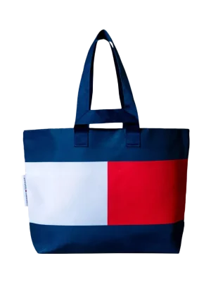 Tommy Hilfiger Tote Bag, Red/White/Navy Colour Block
