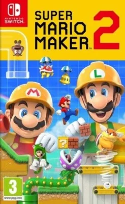 Super Mario Maker 2 Nintendo Switch Game Refurbished Very Good with Code