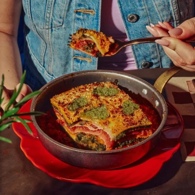 Zizzi Six-Layer Vegan Rainbow Lasagne Promotion (Free or 50% Off with Soft Drink)