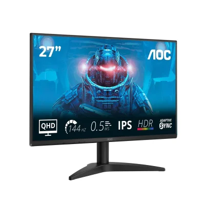 AOC Q27B36X 27" WQHD Gaming Monitor 144Hz IPS HDR10 Black (2560x1440)