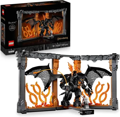 LEGO Icons The Lord of the Rings Balrog Book Nook Set 10367