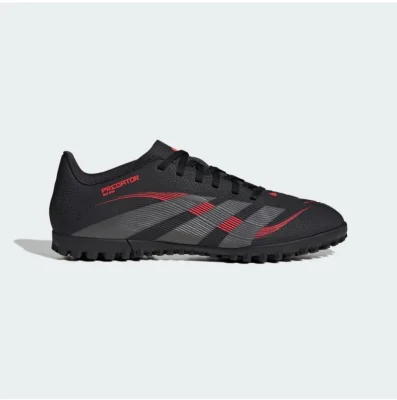 Adidas Predator Club TF Football Boots Core Black/Grey Four/Lucid Red ID3783 Sizes 8.5 & 11