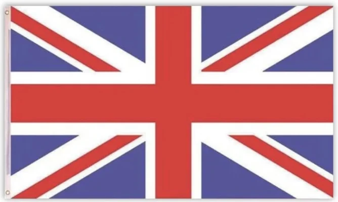 Great Britain Union Jack Flag 5ft x 3ft Banner with Metal Eyelets Made in the UK