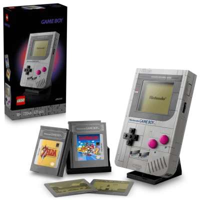 LEGO Super Mario Nintendo Game Boy Display Set with 2 Cartridges 72046