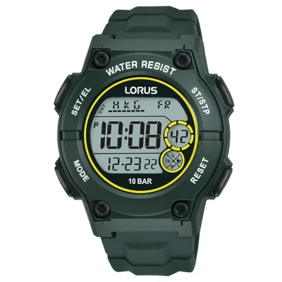 Lorus R2333PX9 42mm Green Sports Watch