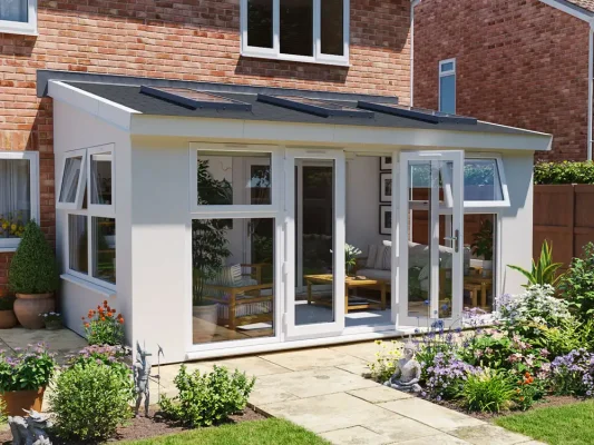 Dunster House Addroom Garden Room Conservatory Alternative with Skylights 5m x 3m
