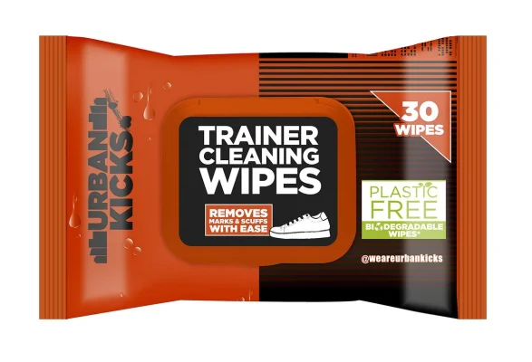 Urban Kicks Plastic Free Trainer Clean & Protect Wipes 30 Pack