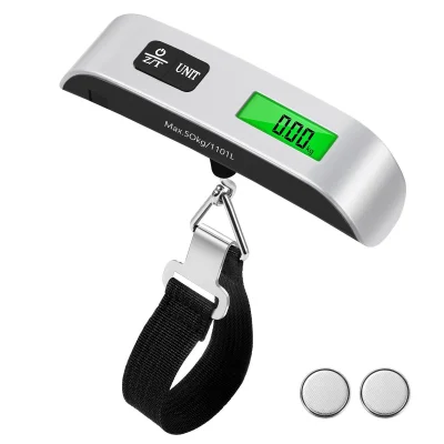 Brencco Electronic Luggage Scales, Portable, Max 50kg/110lb