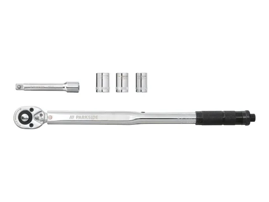 PARKSIDE Torque Wrench Set 5-Piece 40–210Nm 1/2in (12.5mm) Square Drive Set
