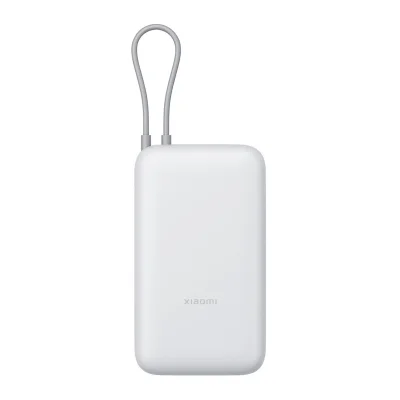 Xiaomi 22.5W Power Bank 20000mAh with Built-in Cable, Light Grey