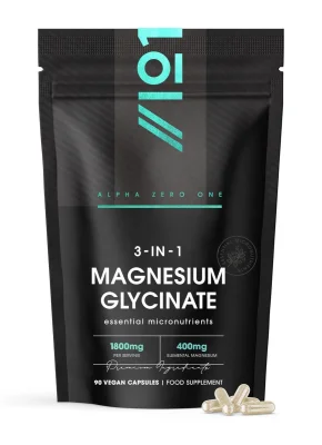 Magnesium Glycinate 3-in-1 Complex 90 Capsules