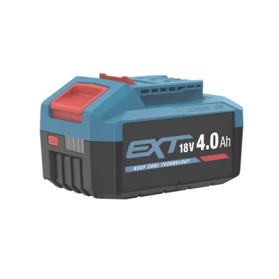 2 x Erbauer EXT 18V 4.0Ah Li-Ion Power Tool Battery
