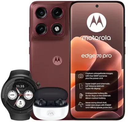Motorola Edge 70 Pro 512GB + Moto Watch 7 + Moto Buds 2