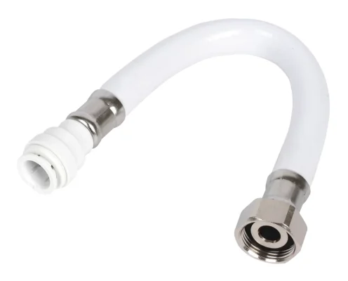 JG Speedfit Flexible Tap Connectors 15mm x 3/4" x 300mm (2 Pack) White