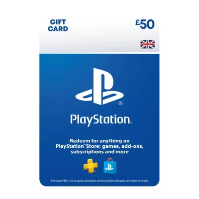 PlayStation Store £50 Gift Card (Blue)