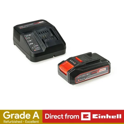 Einhell 18V Power X-Change Starter Kit 2.5Ah Battery & Charger Refurb Grade A
