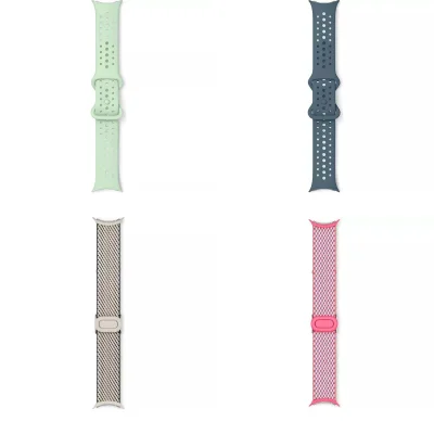 Google Pixel Watch 3 Sports Bands 41mm & 45mm - Wintergreen / Porcelain / Moondust / Peony