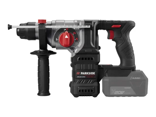 PARKSIDE PERFORMANCE 20V Cordless SDS-Plus Hammer Drill Bare Unit (No Battery/Charger)