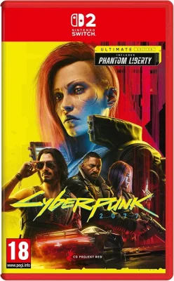 Cyberpunk 2077: Ultimate Edition Nintendo Switch 2 Game (PEGI 18)