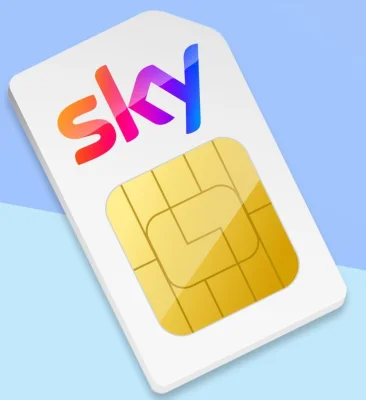 Sky Mobile SIM Only Plan: 10GB 5G Data, Unlimited Minutes & Texts, Data Rollover, Sky VIP