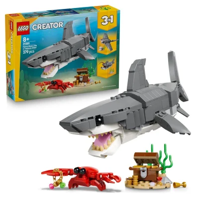 LEGO Creator 3in1 Fierce Shark with a Treasure Chest 31381