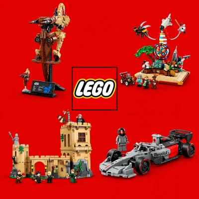 LEGO Retiring Sets Sale: Battle Droid 75428, Evolution of STEM 21355, Hogwarts Flying 76447, Audi F1 77259 & More