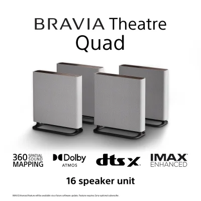 Sony BRAVIA Theatre Quad Refurbished Home Theatre System with 4 Wireless Speakers, Dolby Atmos/DTS:X