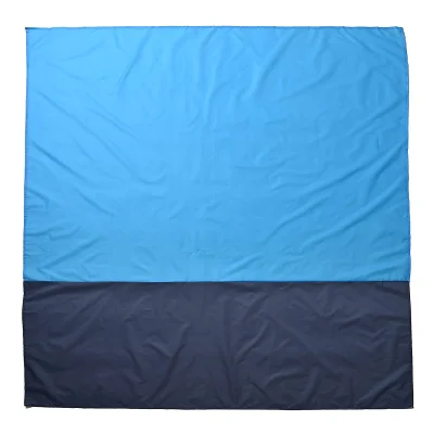 Waterproof Picnic Blanket Blue/Green/Orange 200 x 200cm