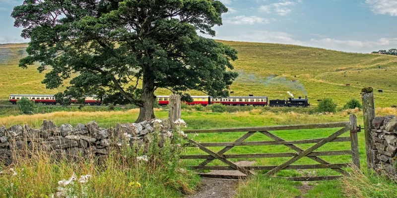 Embsay & Bolton Abbey Steam Railway Yorkshire Dales Steam Train Journey Return (2 People/Family)