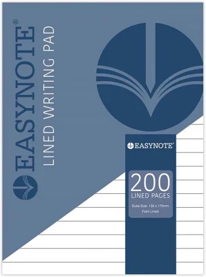 Just Stationery 200 Sheet Lined Duke Pad 3254 White (Pack of 2)