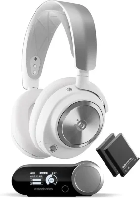 SteelSeries Arctis Nova Pro Wireless Gaming Headset for PC/PS5 White Certified Open Box