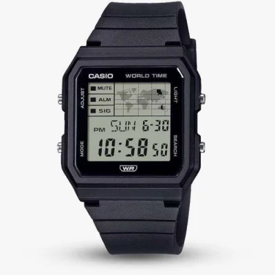Casio Men’s Collection LF-30W Digital Watch with World Time & LED Light (Black/Blue/Green/White)