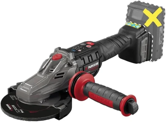 Parkside 20V Performance Brushless Cordless Angle Grinder (Bare Body)