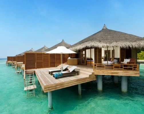 7 Nights 4* Medhufushi Island Maldives for 2 - Beach Villa + Transfers + Etihad Flights + Bags - Sep 2026