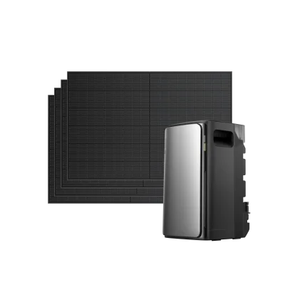 EcoFlow STREAM Ultra Balcony Power Plant 2000W PV Input 1920Wh Solar Battery + 4x 450W Solar Panels