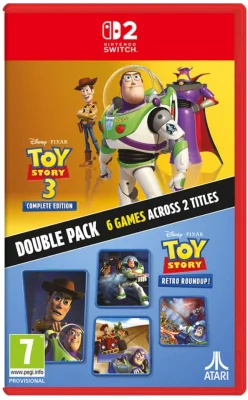 Toy Story: Retro Roundup! + Toy Story 3 Complete Edition Double Pack Nintendo Switch 2 Game (Pre-Order)