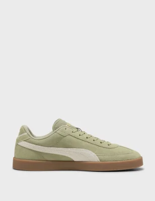 PUMA Club II Era Suede Sneakers, Sizes 7-12, Blue or Green