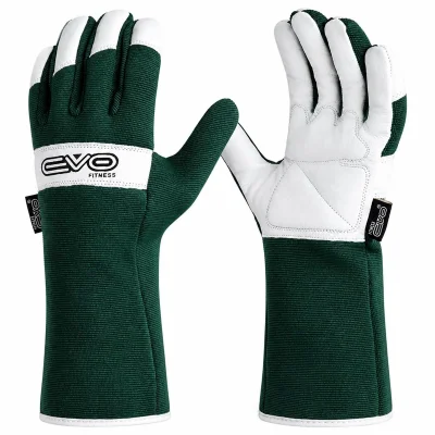 EVO Fitness Gardening Gloves Tough Thorn Proof Breathable Protective Leather Strong Grip