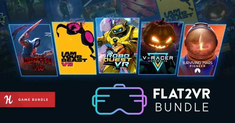 Flat2VR Bundle (Steam/PC) Three Tiers (T1/T2/T3) incl. Roboquest VR, Wrath: Aeon of Ruin VR, I Am Your Beast VR